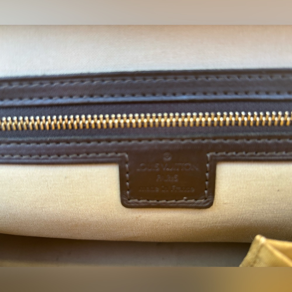 Louis Vuitton Mini Lin Josephine Monogram Cream/Brown Canvas & Leather Satchel - Picture 13 of 16
